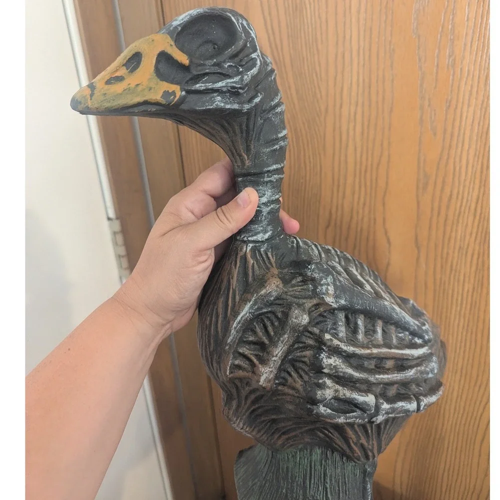 Spirit Halloween Skeleton Zombie Goose Duck Prop 2013 Rare Oddity Spooky Decor